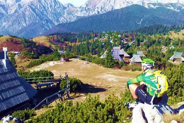 Sloveniaonbike tour Velika Planina